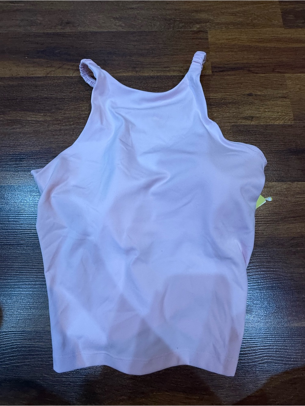 Women's Small Light Pink High Neck Tank Top all in motion